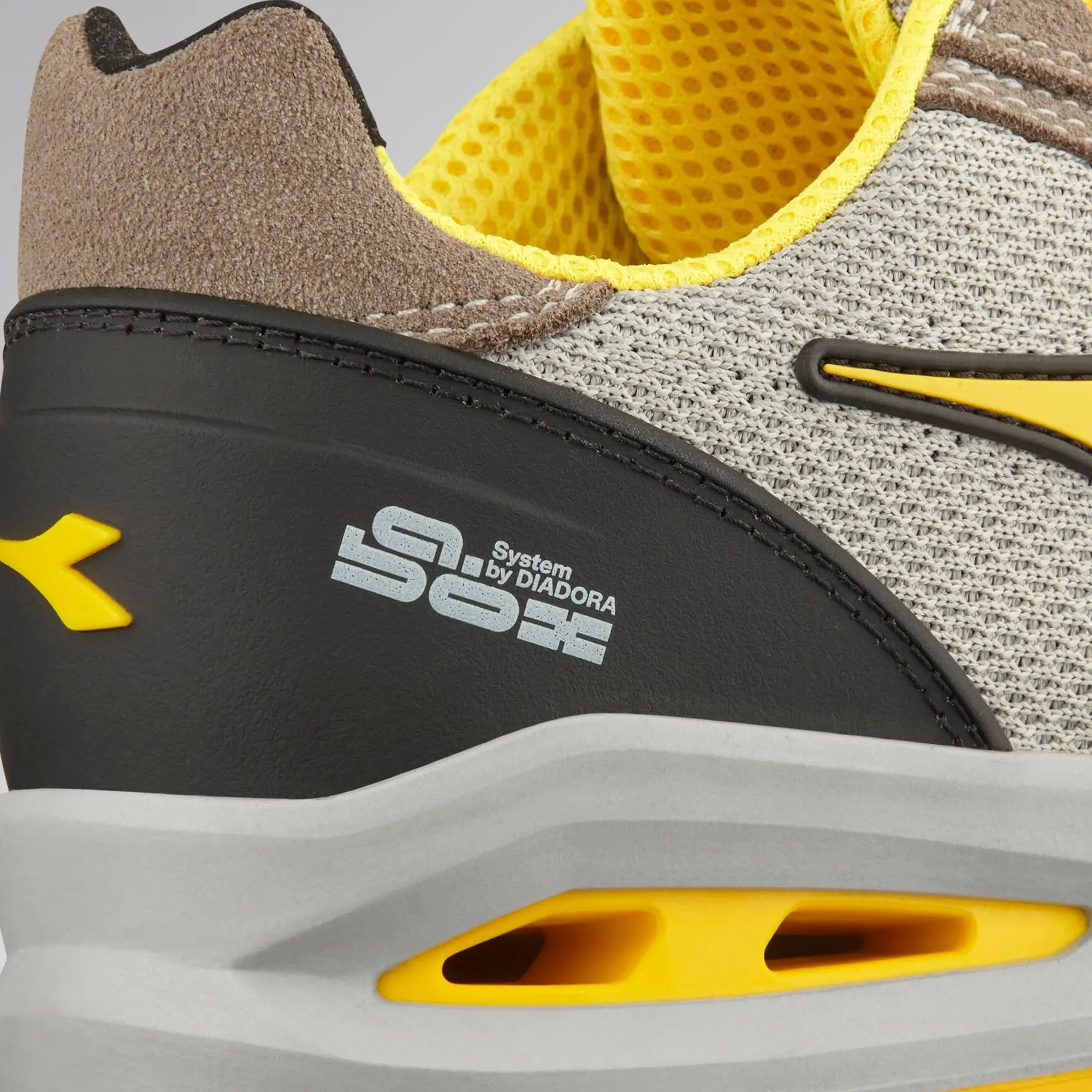 Scarpa Antinfortunistica Diadora Run A.Box Lox S1PS Wind Gray - Image 7