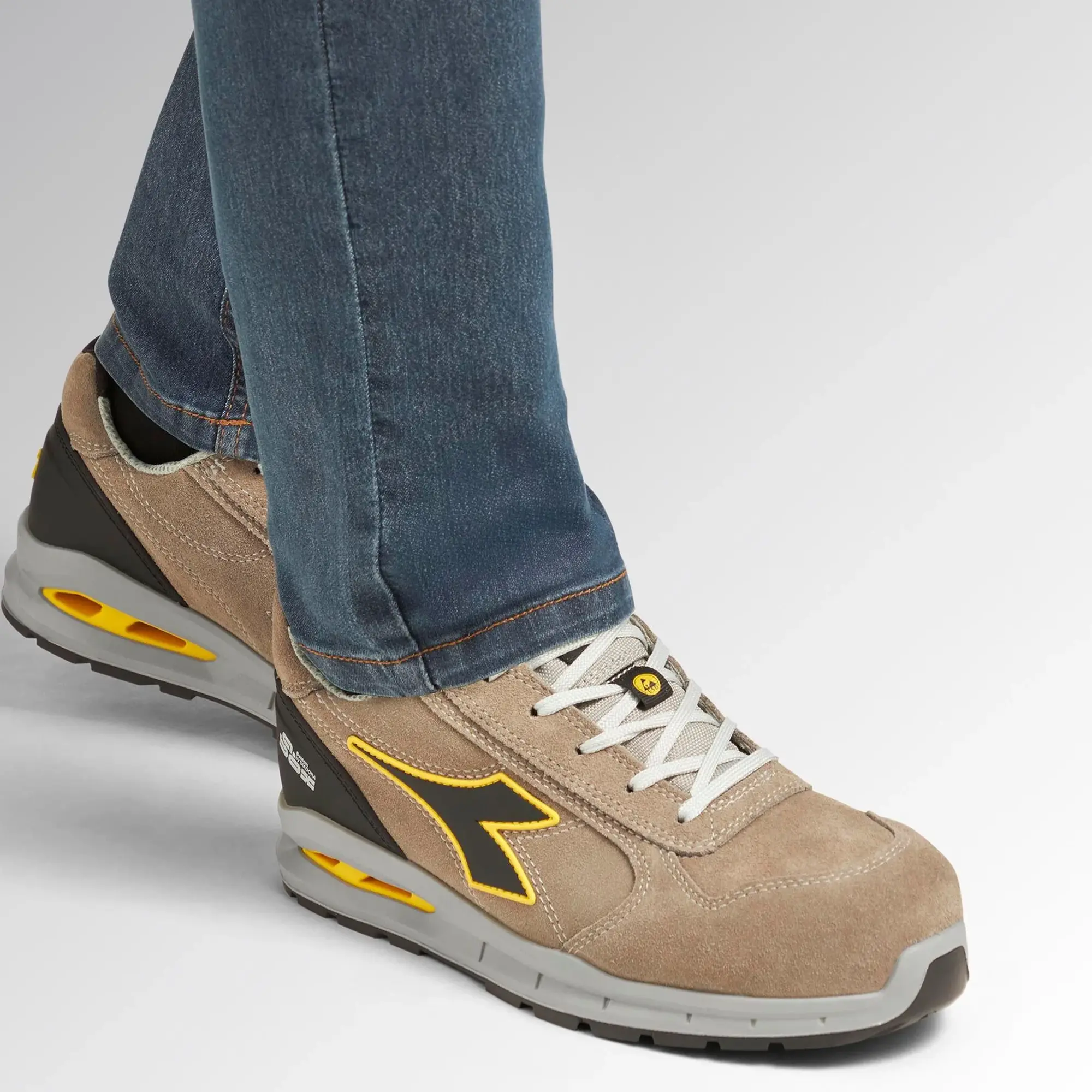 Scarpa Antinfortunistica Diadora Run A.Box Lox S3S Wind Gray - Image 3