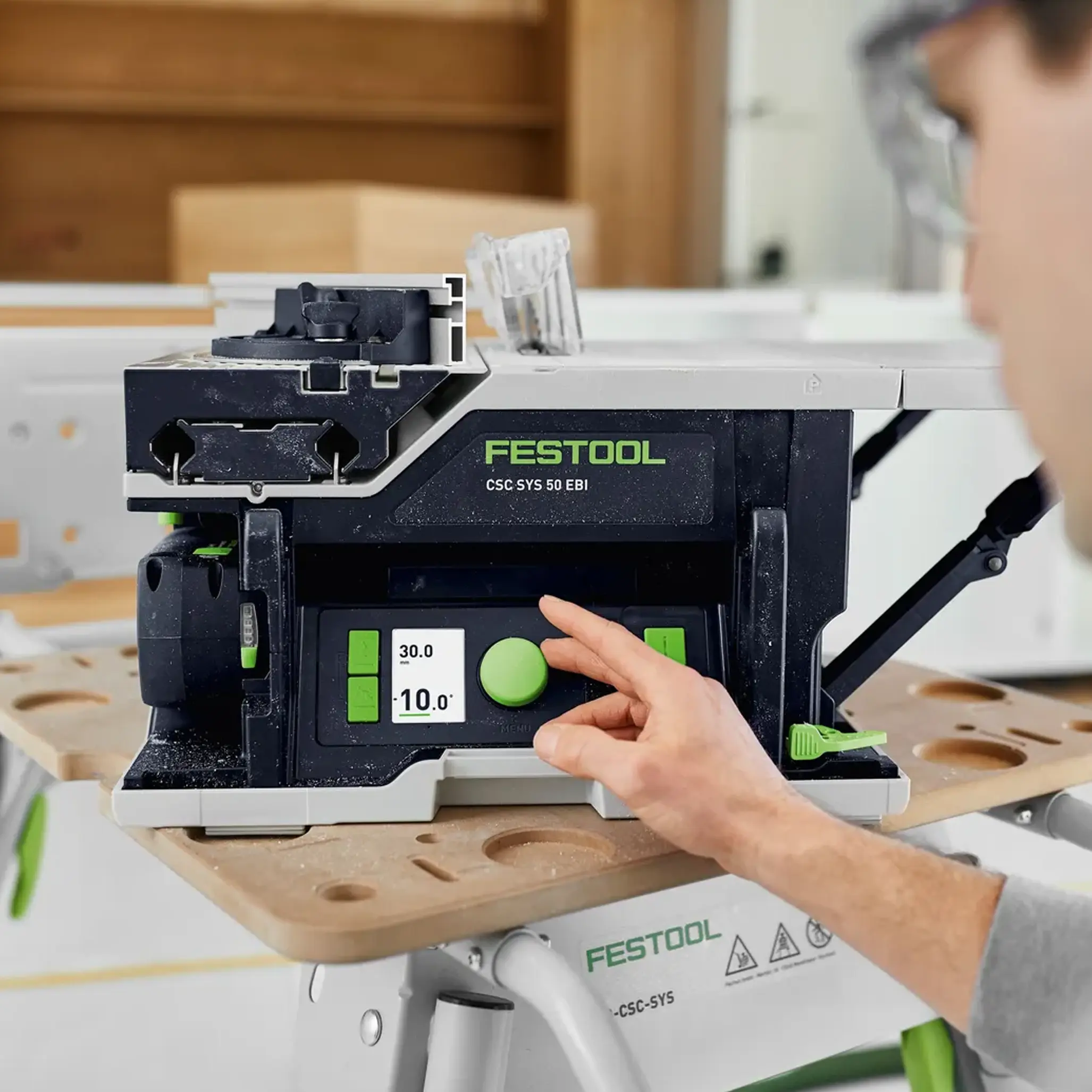 Sega Circolare da Banco Festool CSC SYS 50 EB-Basic-Set 18V - Image 5