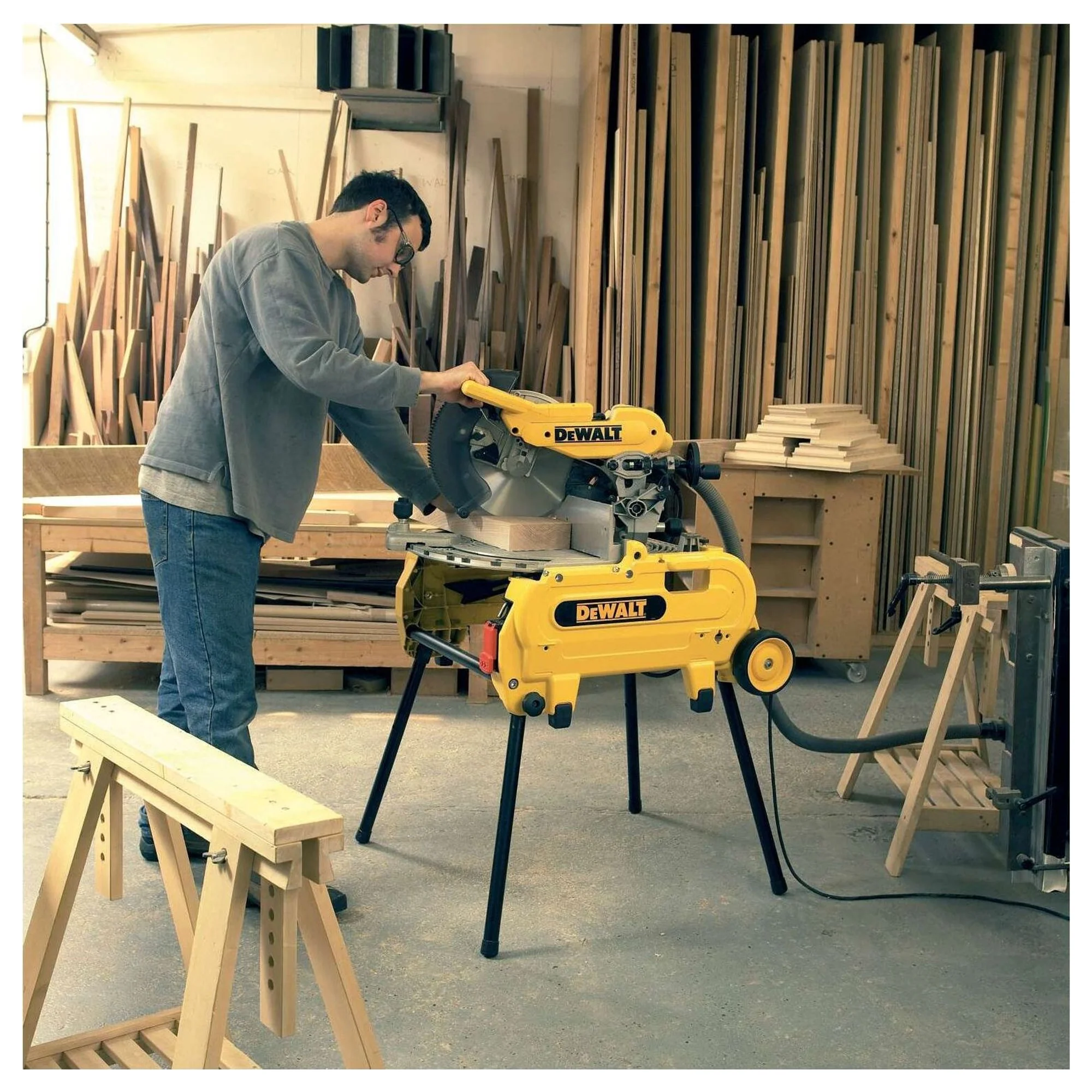 Sega Combinata Dewalt D27107-QS 305mm 2000W - Image 6
