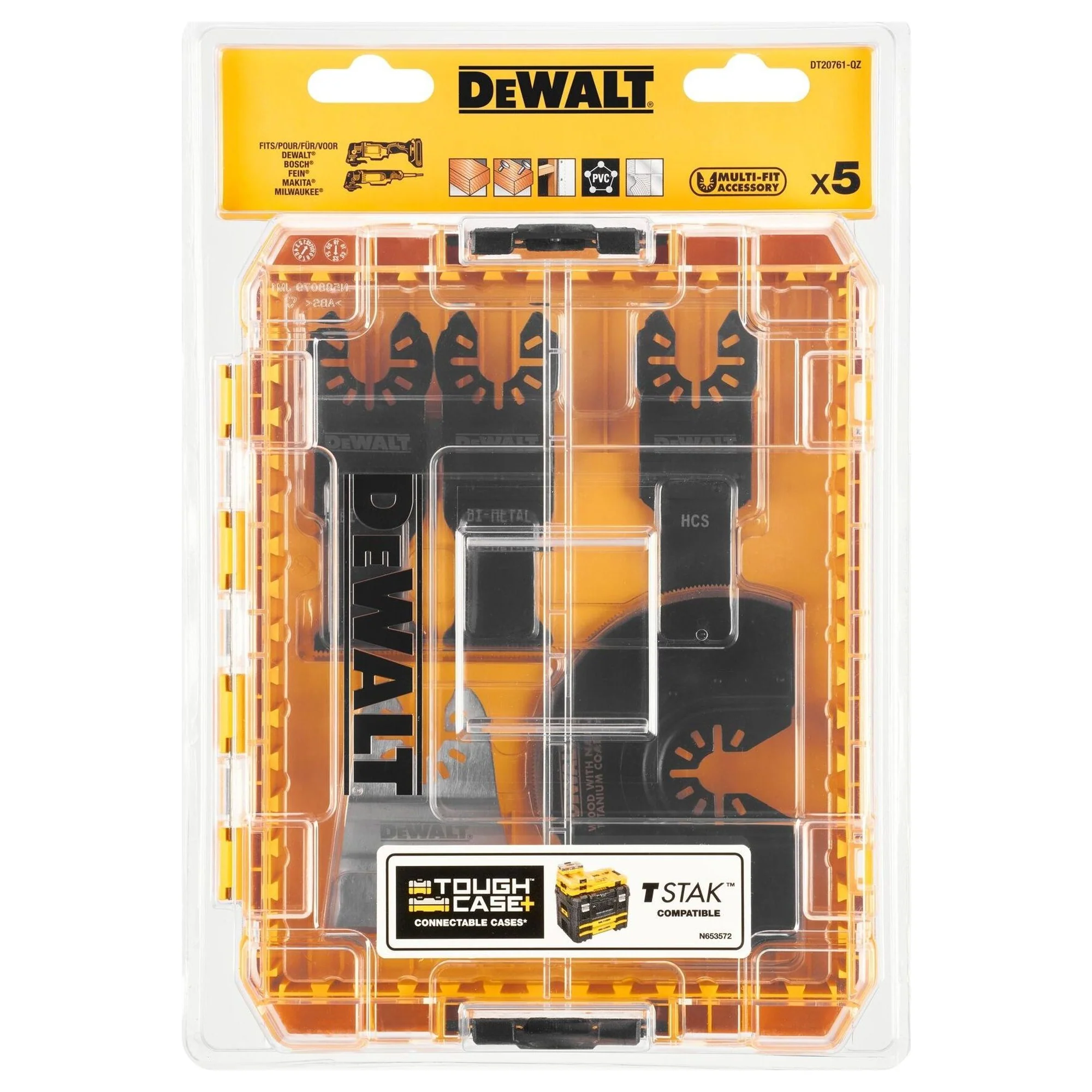 Set Accessori Multifunzione Dewalt DT20761-QZ 5 Pezzi - Image 3