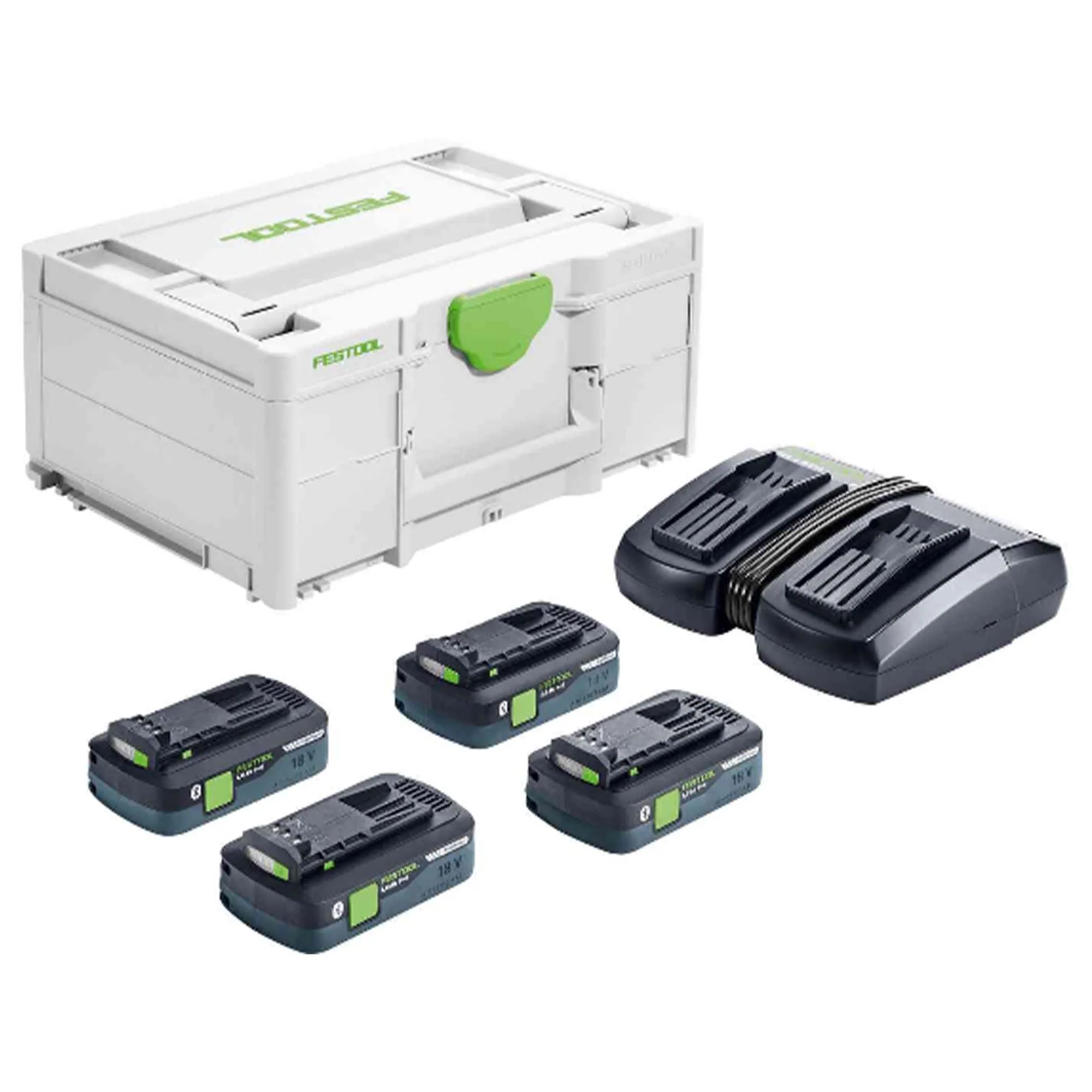 Set Energia Festool SYS 18V 4x4,0/TCL 6 DUO 4Ah - Image 2