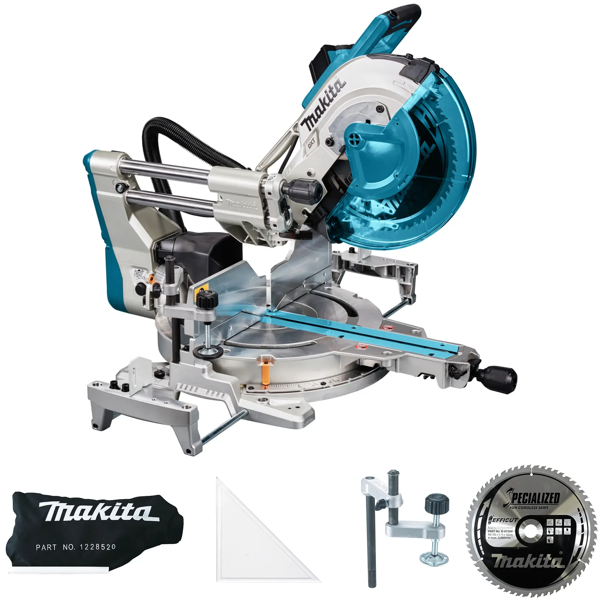Set Troncatrice Makita LS1219L con banco DEBWST06 - Image 2