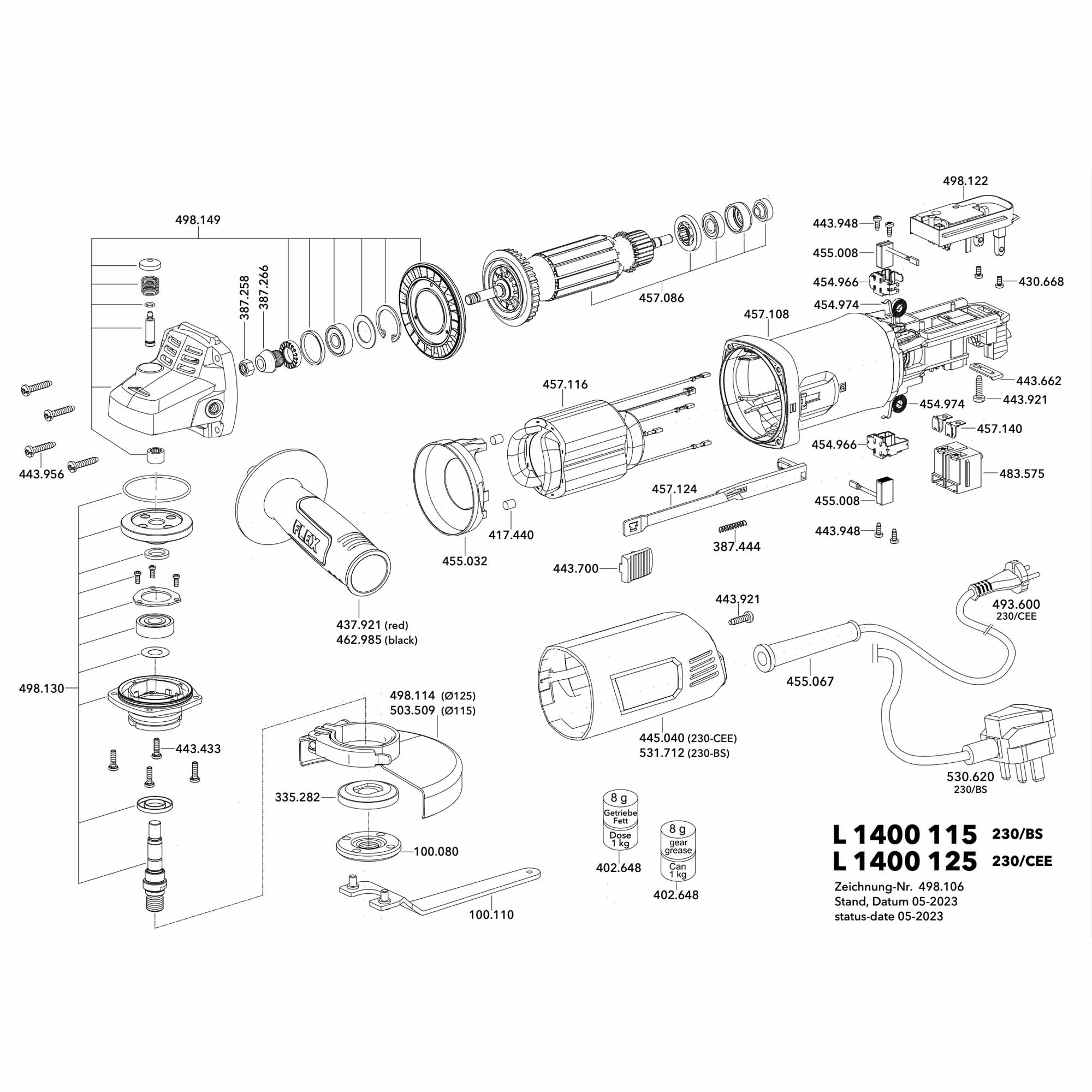 Smerigliatrice Angolare Flex L 1400 1400W - Image 3