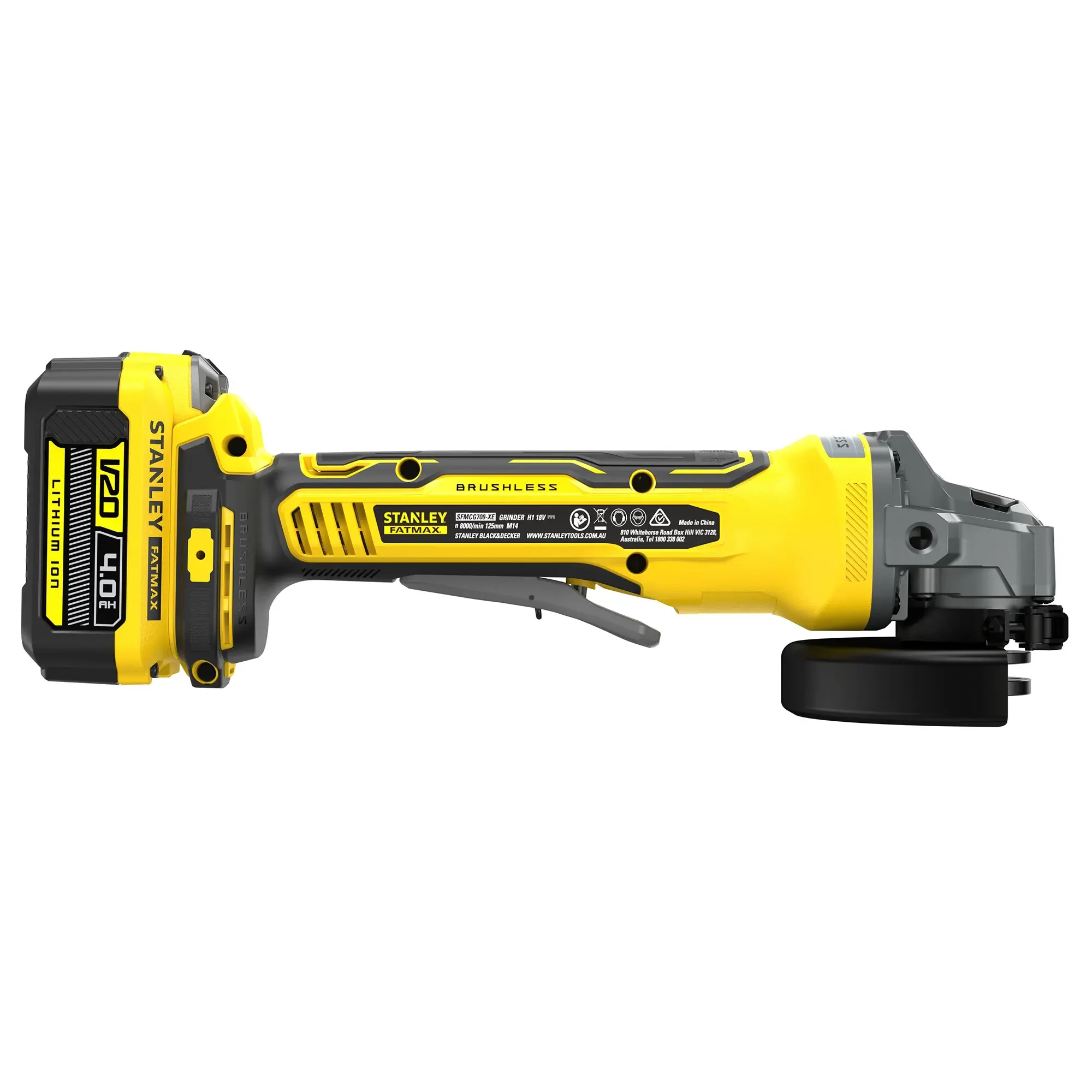 Smerigliatrice Angolare Stanley SFMCG700M2K-QW 18V 4Ah - Image 5