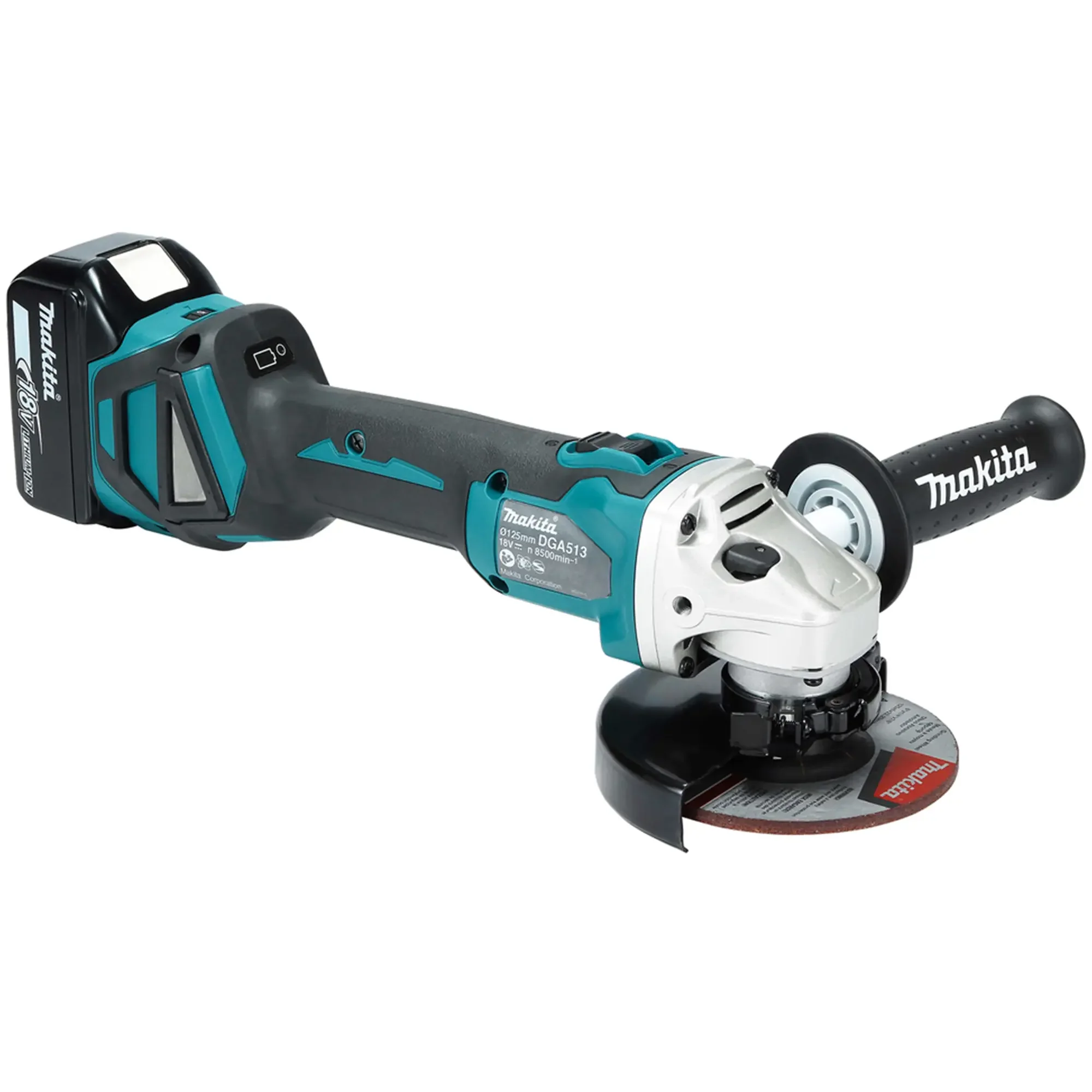 Smerigliatrice Makita DGA513RTJ 18V 5Ah - Image 8