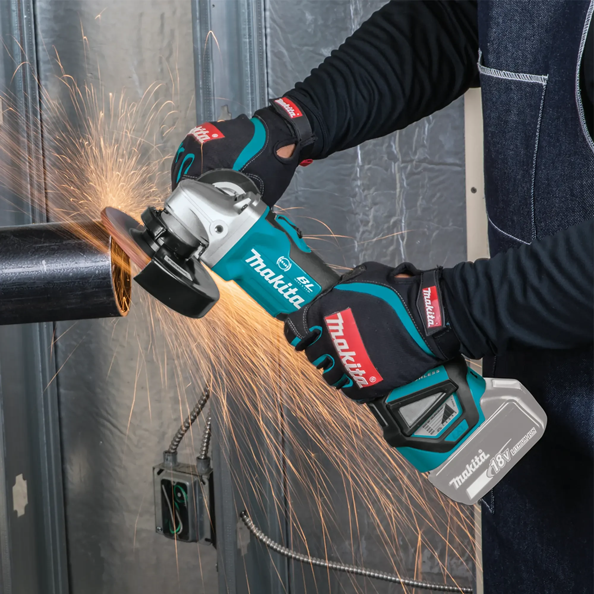 Smerigliatrice Makita DGA514RTJU 18V 5Ah - Image 17