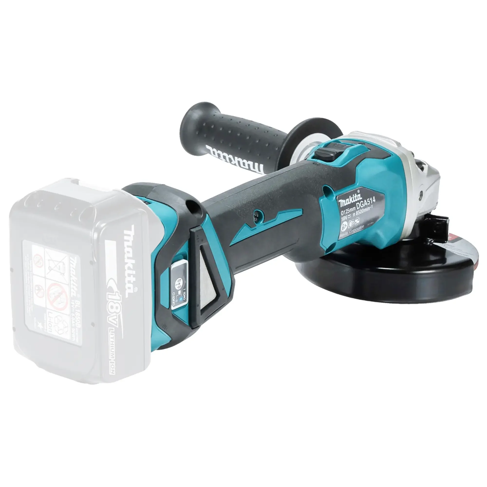 Smerigliatrice Makita DGA514RTJU 18V 5Ah - Image 6
