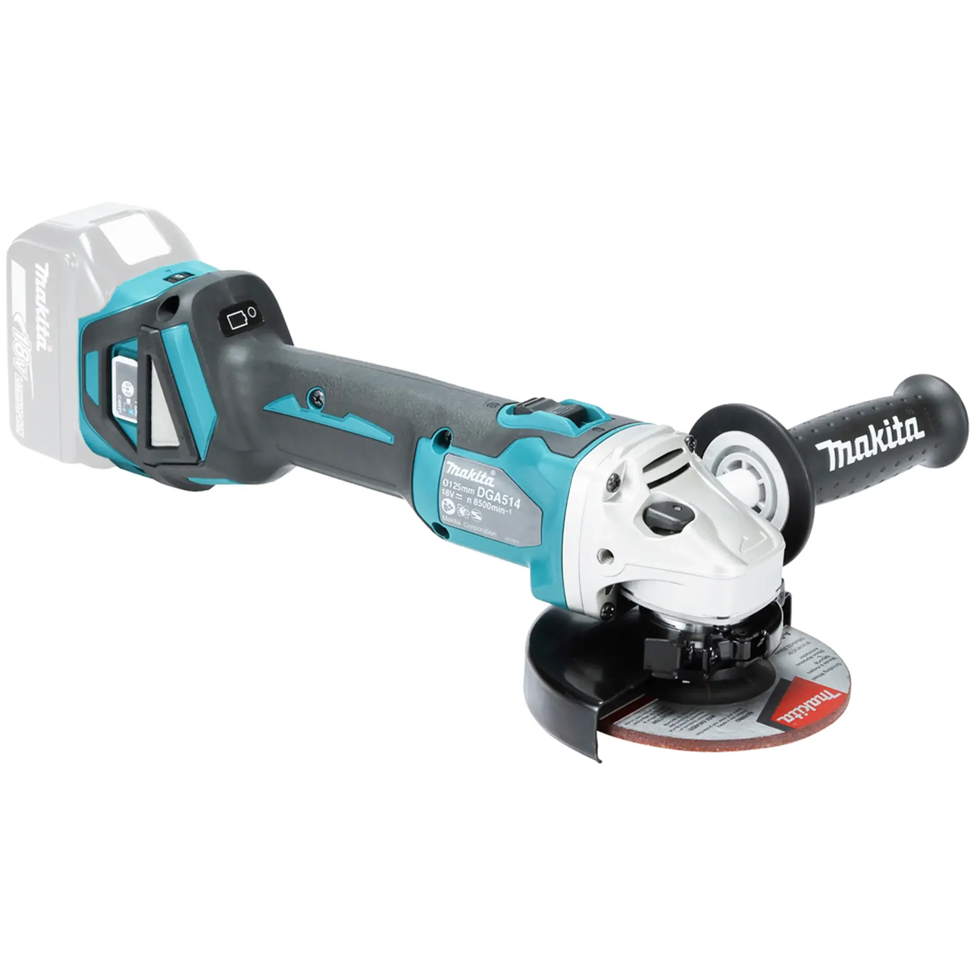 Smerigliatrice Makita DGA514ZJU 18V - Image 8