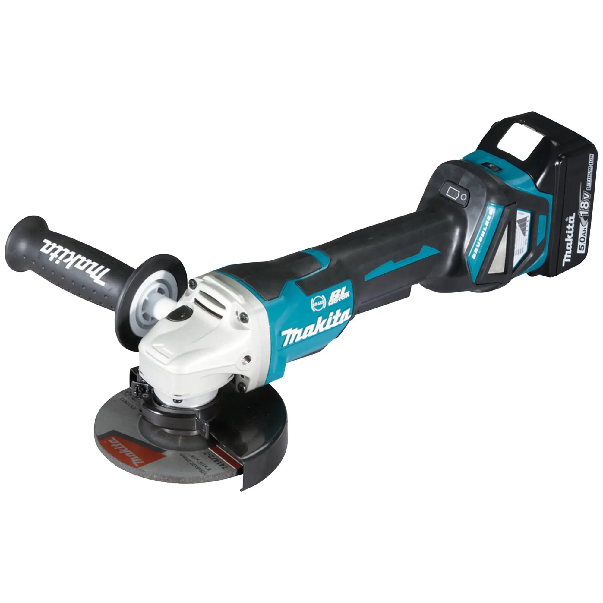 Smerigliatrice Makita DGA517RTJ 18V 5Ah - Image 2