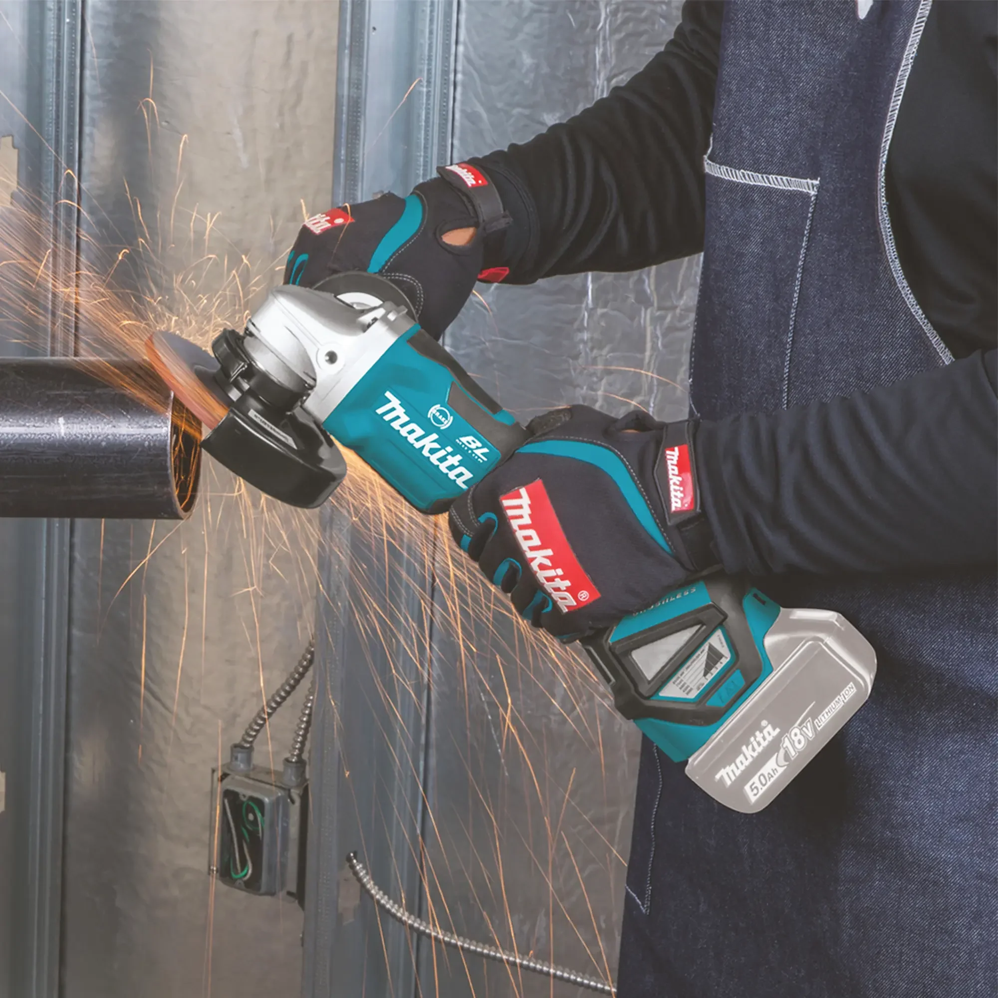 Smerigliatrice Makita DGA517ZJ 18V - Image 10