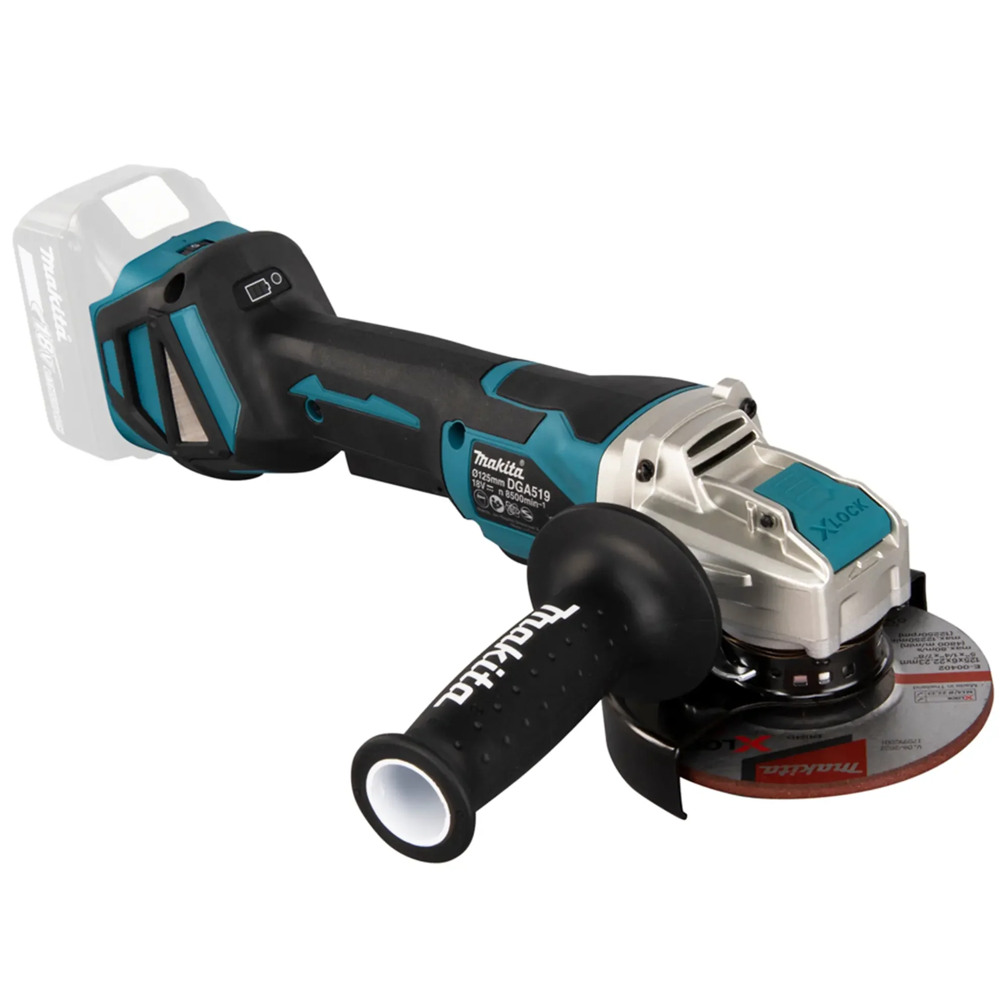 Smerigliatrice Makita DGA519ZJ 18V - Image 8