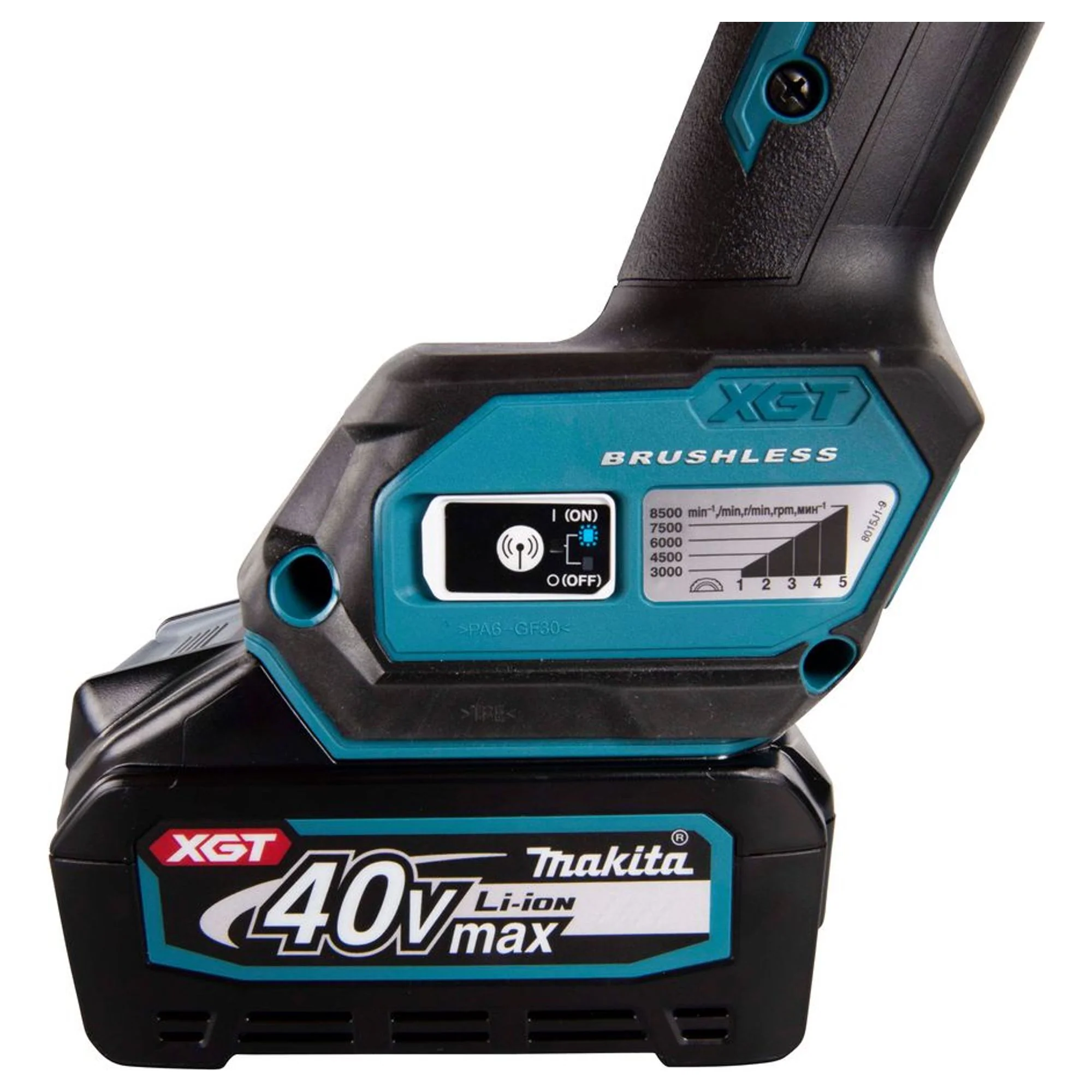 Smerigliatrice Makita GA023GU201 40V 4Ah - Image 12