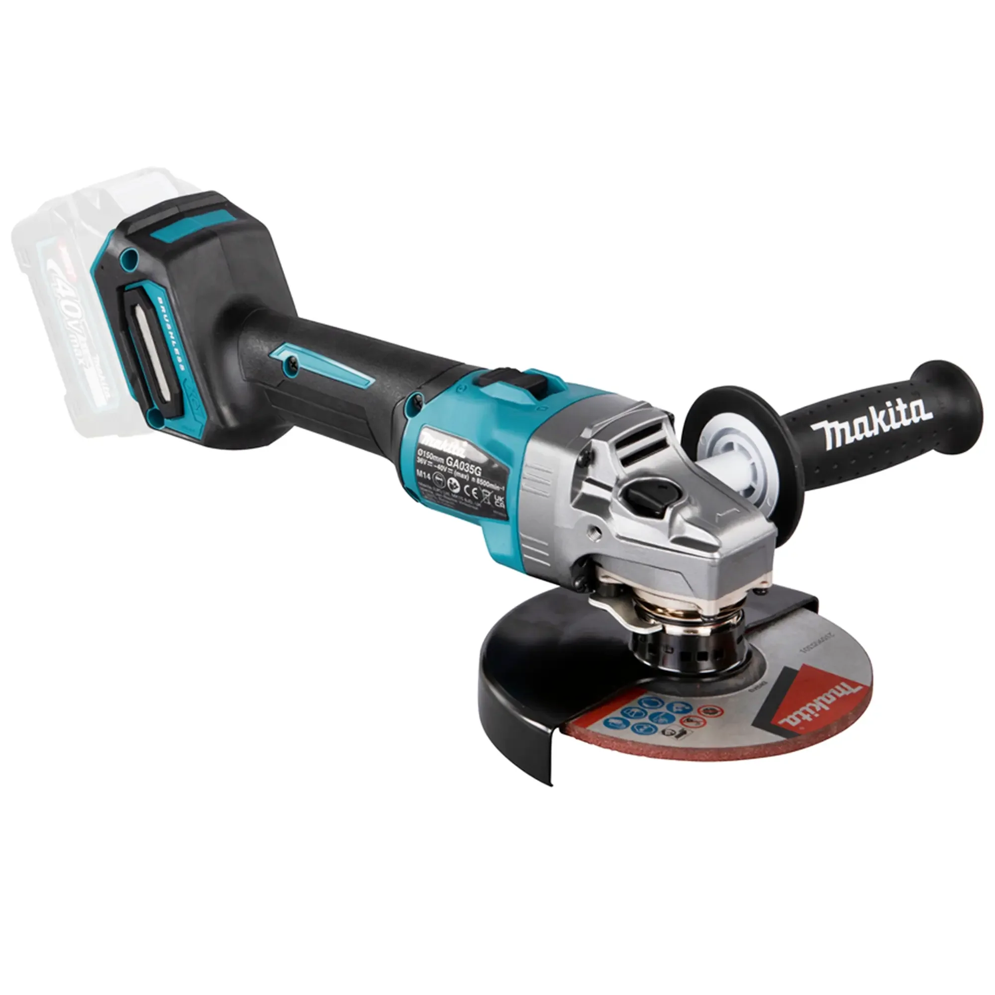 Smerigliatrice angolare Makita GA035GZ 40V - Image 8