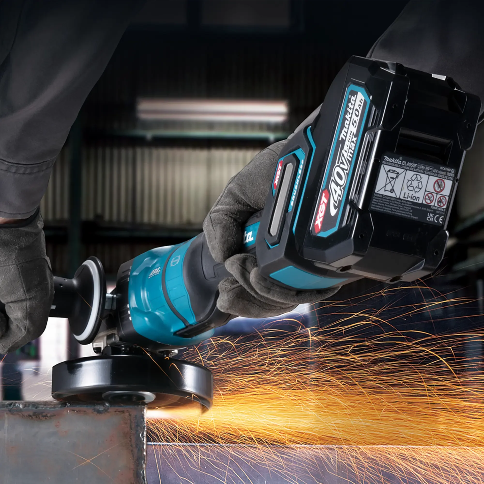 Smerigliatrice Makita GA050GT101 40V 5Ah - Image 10