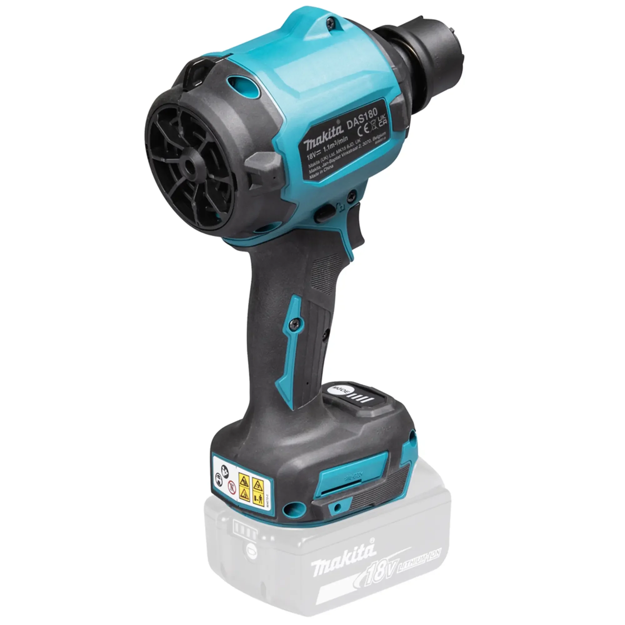 Soffiatore a pistola Makita DAS180Z 18V - Image 6