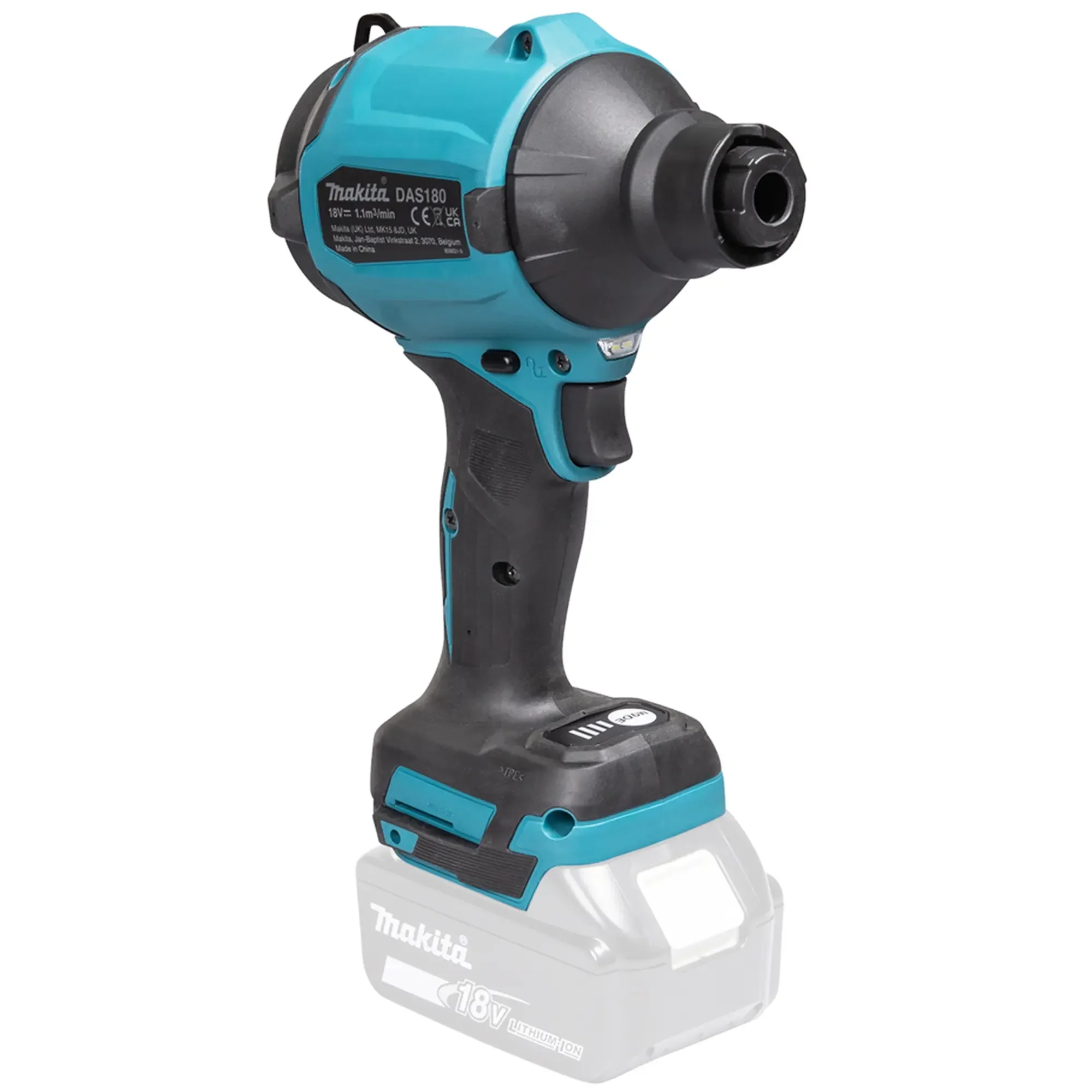 Soffiatore a pistola Makita DAS180Z 18V - Image 8