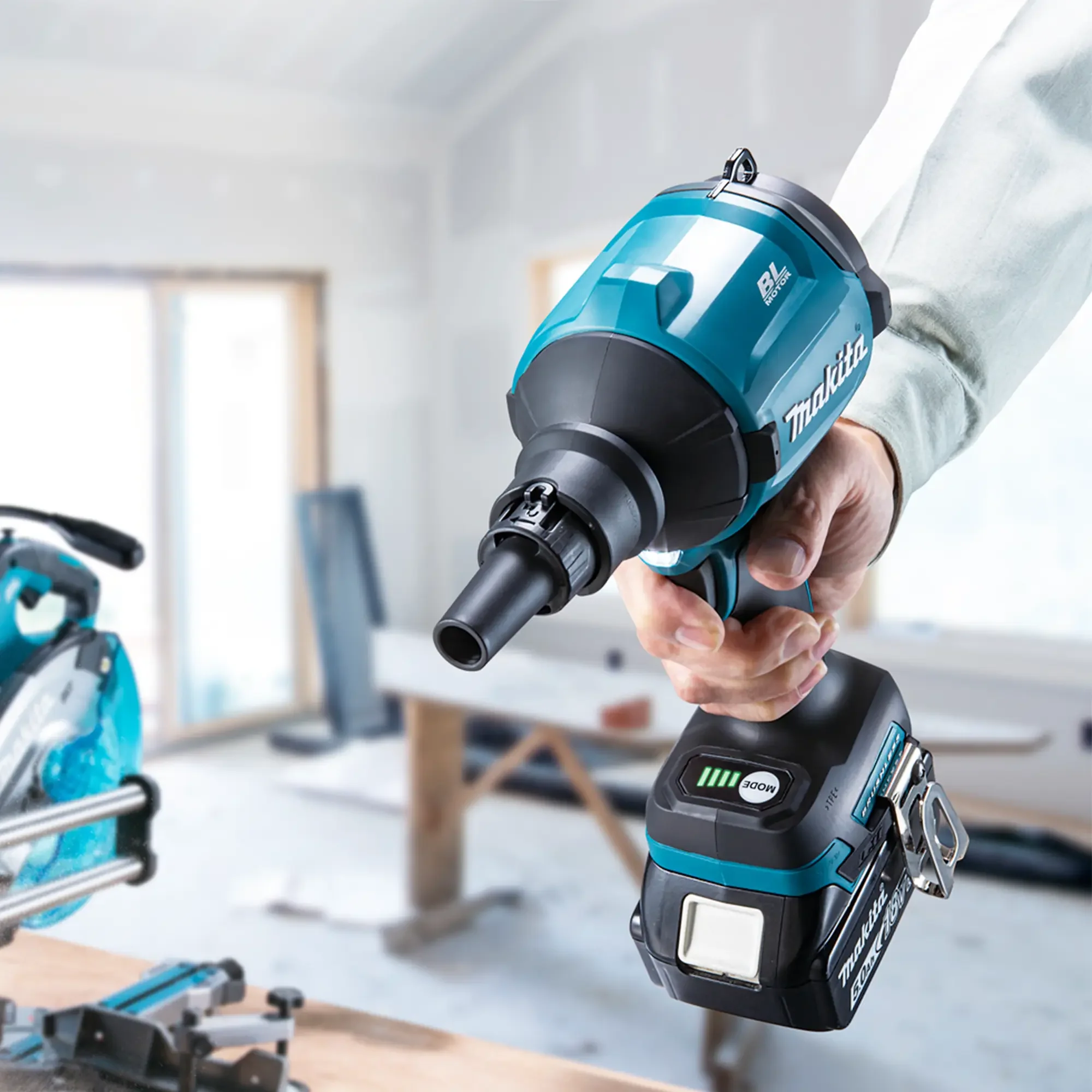 Soffiatore a pistola Makita DAS180RT 18V 5Ah - Image 15