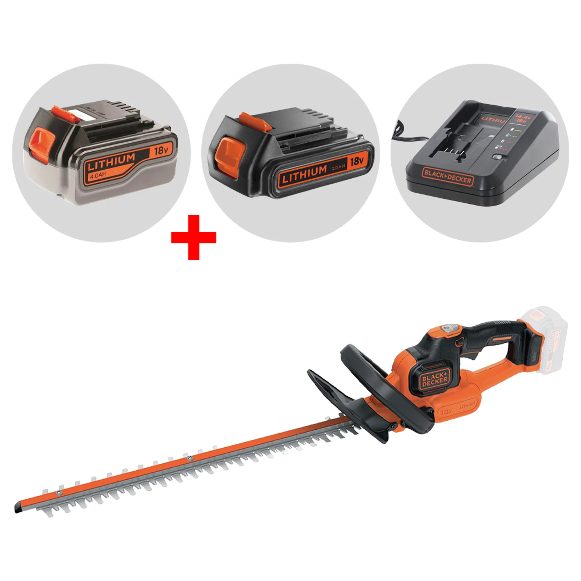 Tagliasiepi Black+Decker GTC18504PC-QW 18V 4Ah