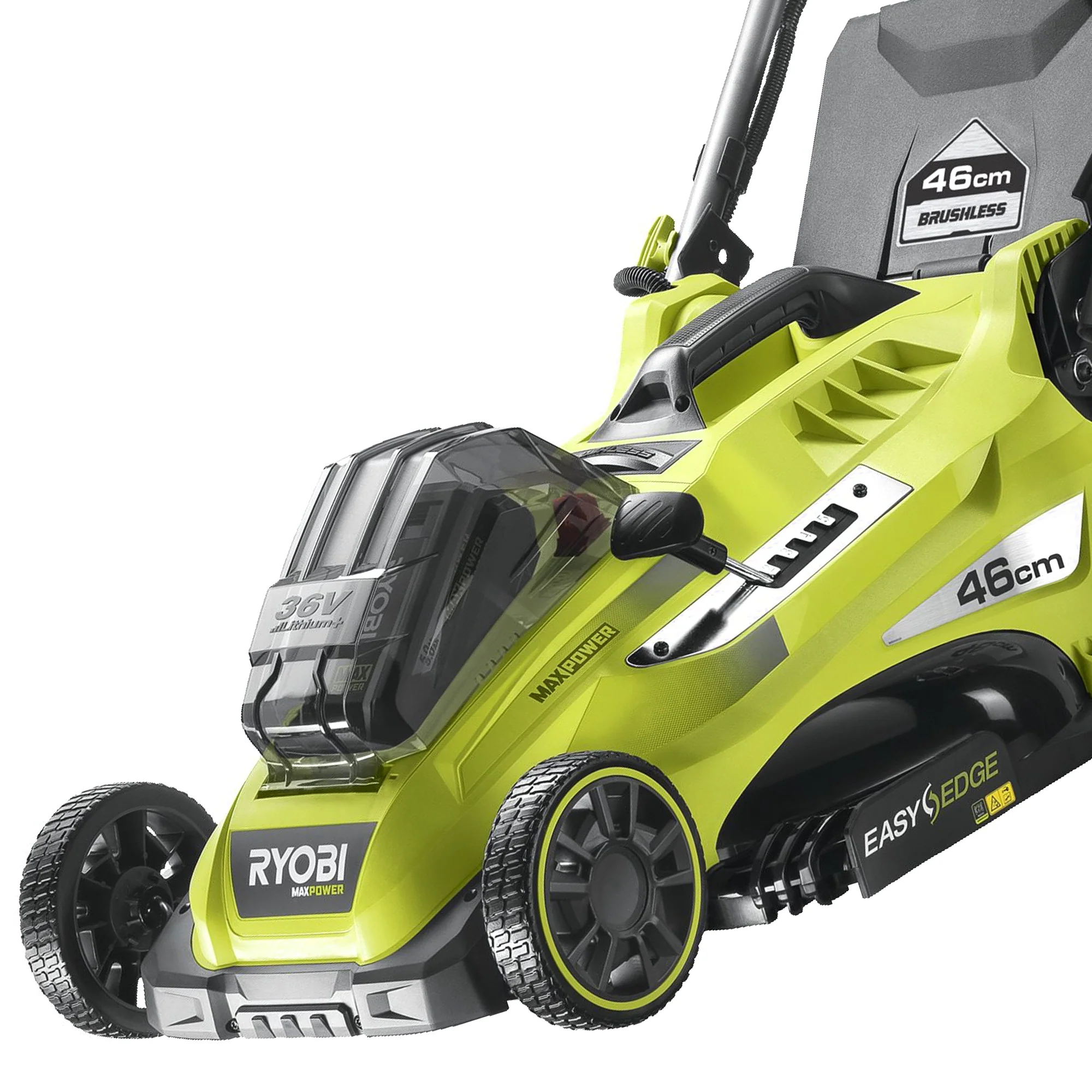Tosaerba Brushless Ryobi RLM36X46H50PG 36V 5Ah - Image 2