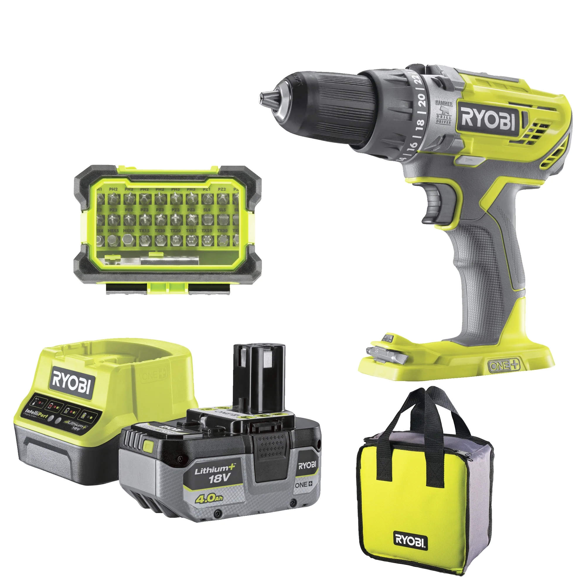 Avvitatore a Percussione Ryobi R18PD3-140SA