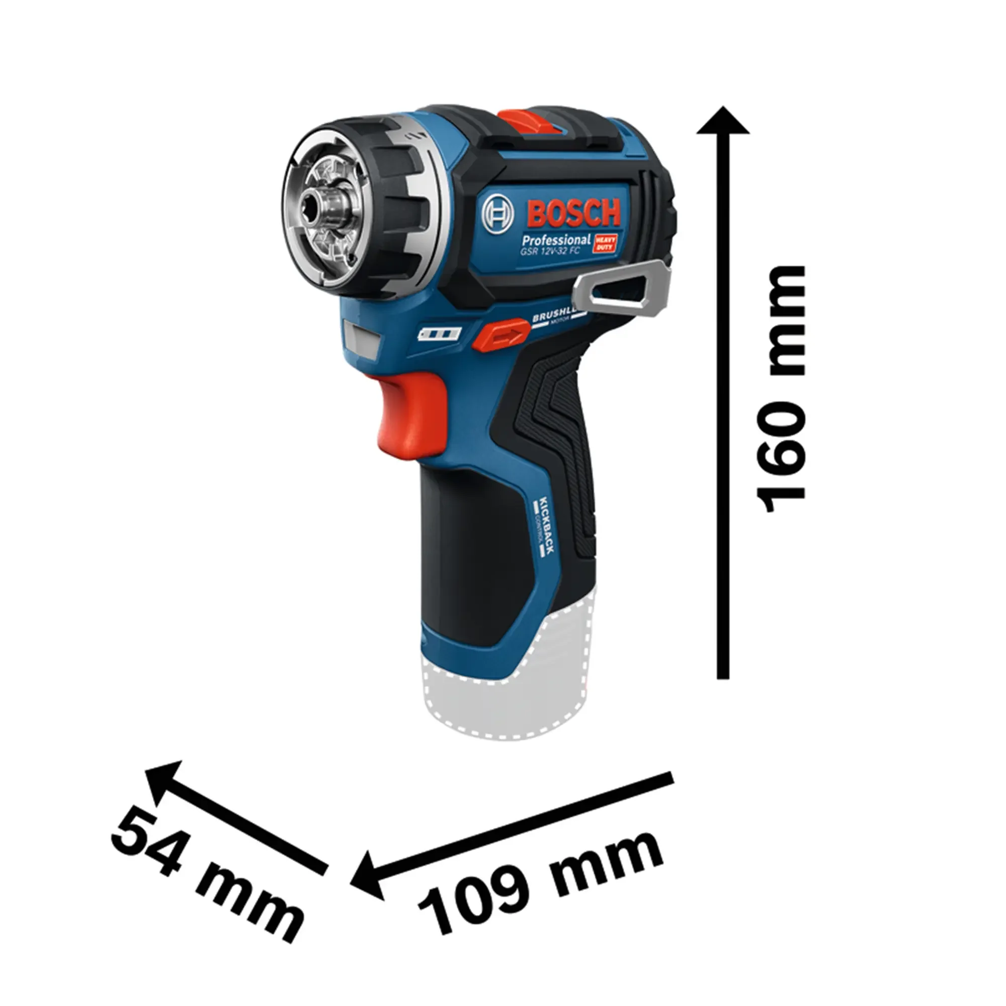 Trapano Avvitatore Bosch GSR 12V-32 FC 12V - Image 3