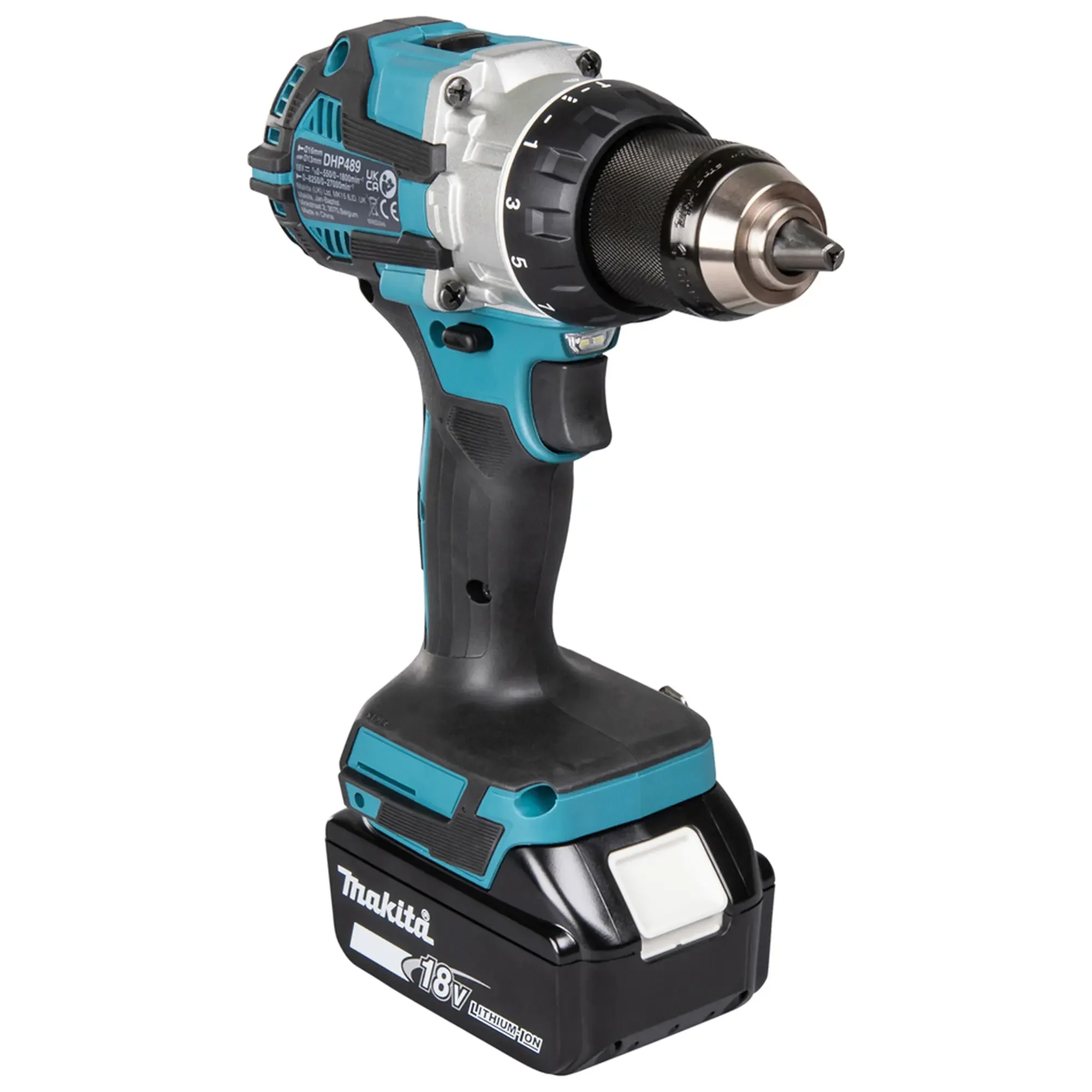 Trapano Avvitatore Makita DHP489RTJ 18V 5Ah - Image 8