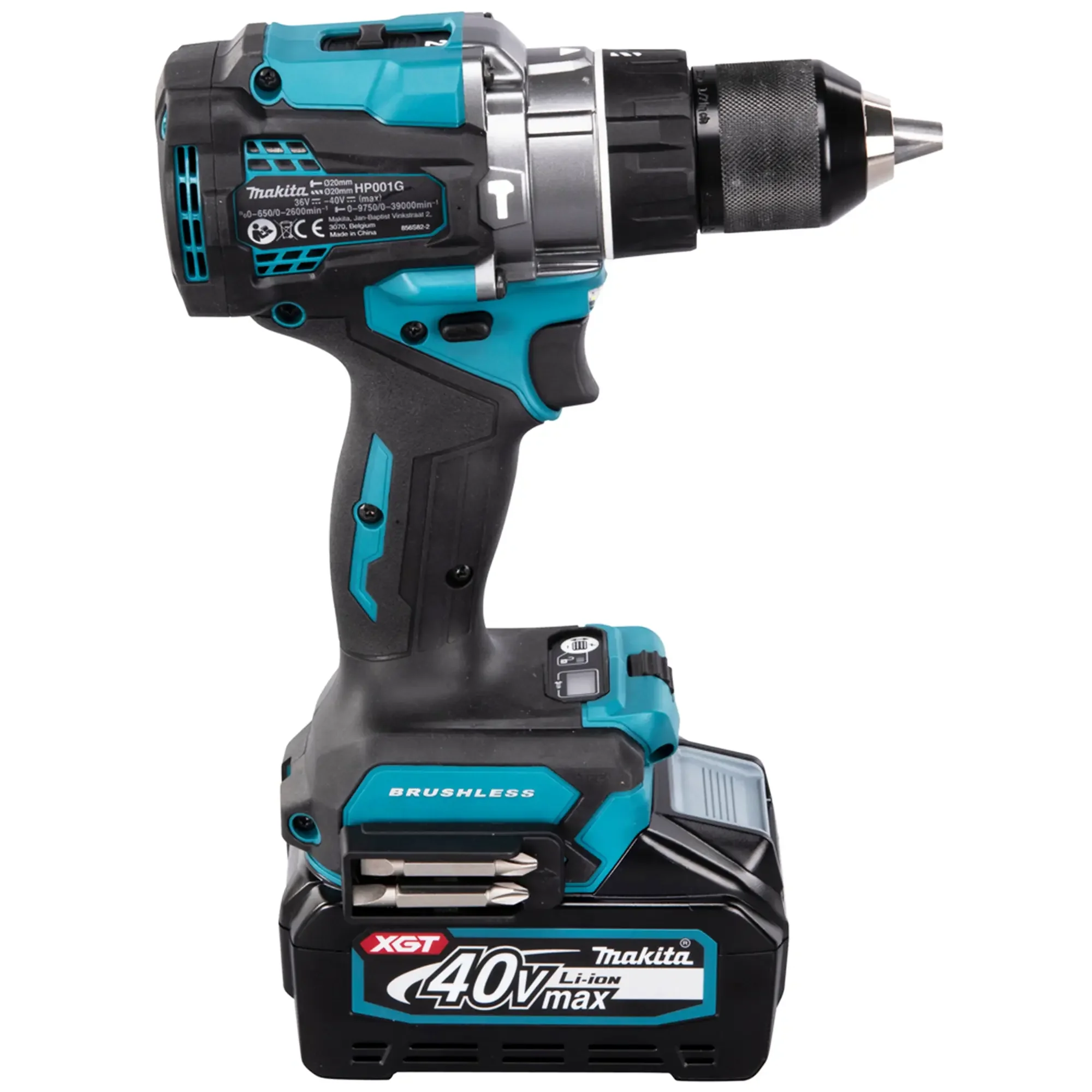 Trapano avvitatore Makita HP001GM201 40V 4Ah - Image 7