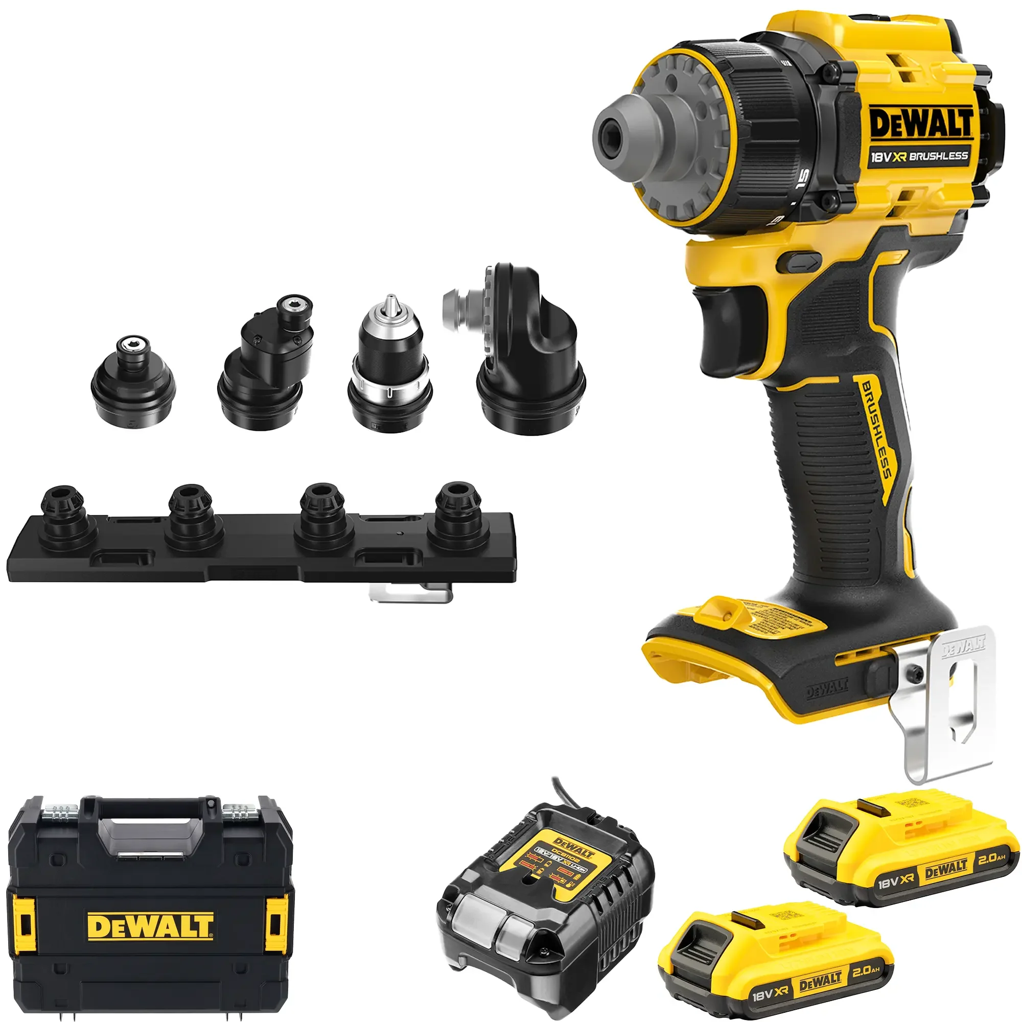 Trapano avvitatore multitesta Dewalt DCD803 18V - Image 2