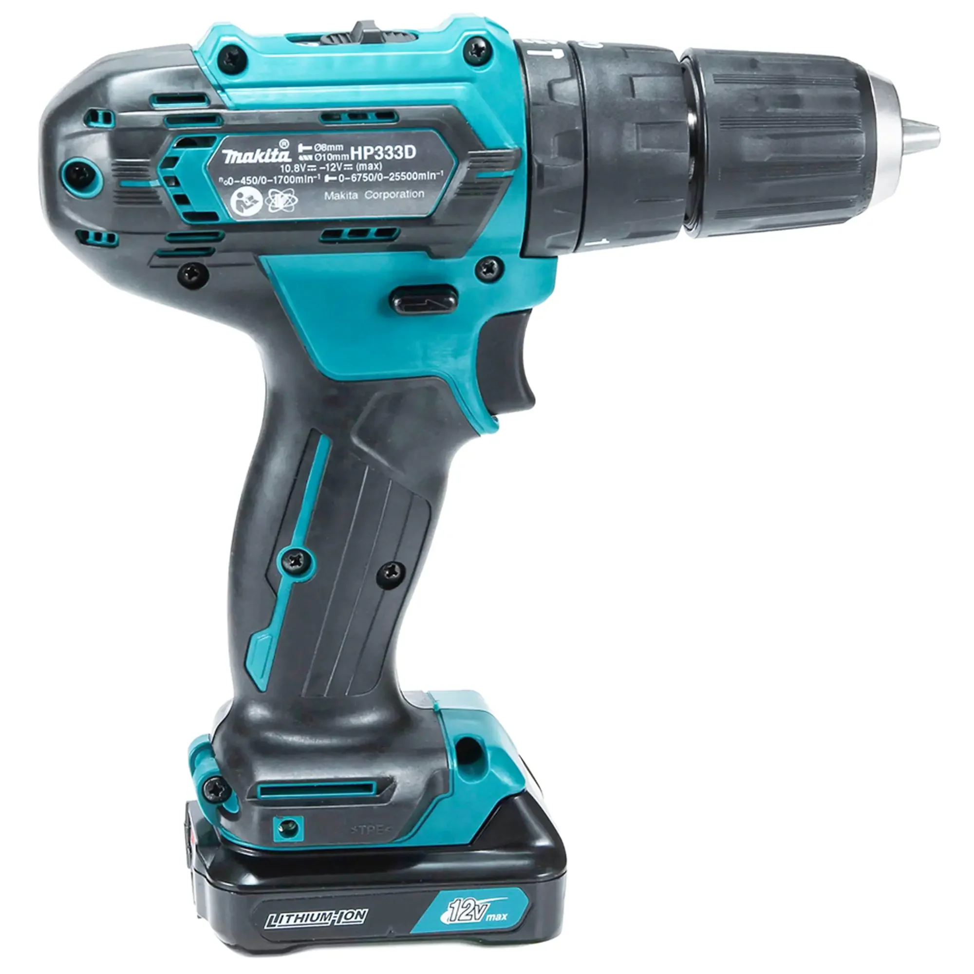 Trapano Percussione Makita HP333DSAX1 12V 2Ah - Image 7