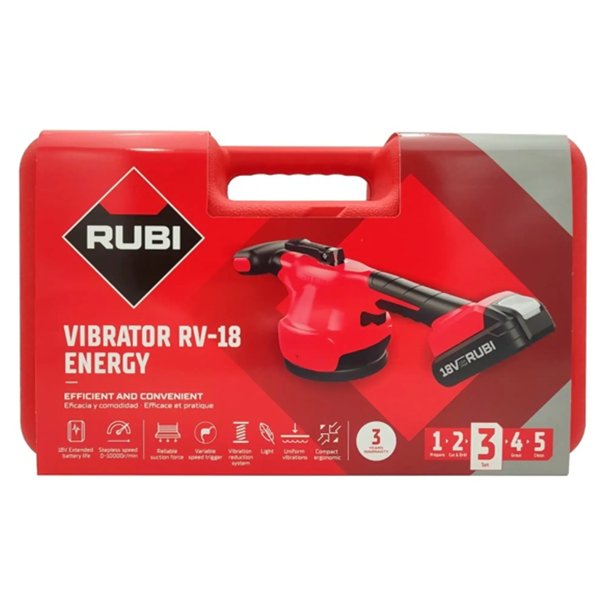 Vibratore Rubi RV-18 Energy 18V 2Ah - Image 5